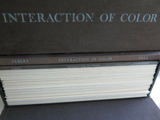 Josef Albers Silkscreen Folder XXV - 2 Right Interaction of Color 1963 3