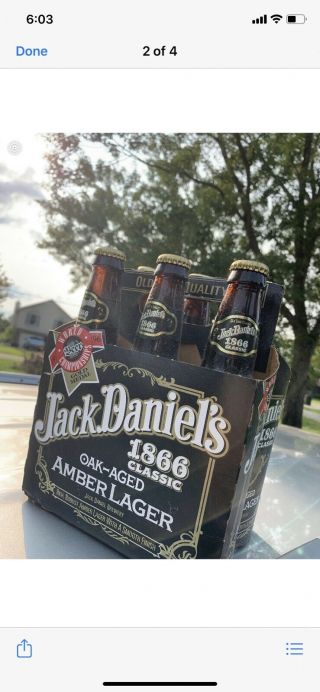 Jack Daniel’s 1866 Classic Oak Age Amber Lager Beer 6 Pack