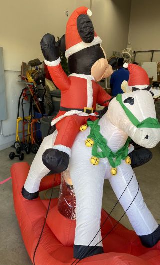 DISNEY MICKEY MOUSE 11FT TALL CHRISTMAS AIRBLOWN INFLATABLE By Gemmy EUC 3