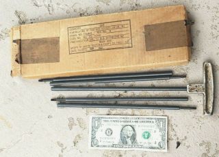 Ww2 Us.  50 Cal Machine Gun Cleaning Kit In Dated May 1944 Box