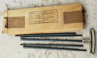 WW2 US.  50 Cal Machine Gun Cleaning Kit in Dated May 1944 Box 2