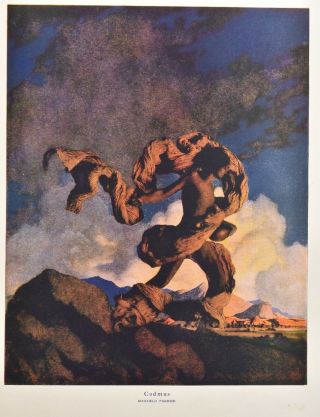 1914 Maxfield Parrish lithograph Print CADMUS from American Art by Ame.  Artists. 2