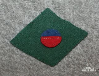 Ww2,  31st Recce Regiment Cloth Divisional Flash (inv19567)