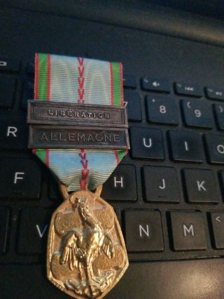 1939–1945 Commemorative War Medal W/ LibÉration / Allemacne Clasp - - - See Store