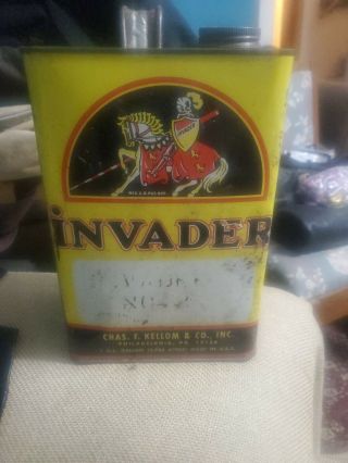 Invader 1 Gallon Oil Can Empty