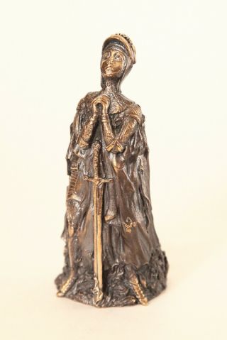 Bronze Lady Bell (not Brass) / Art Work / Joan Of Arc