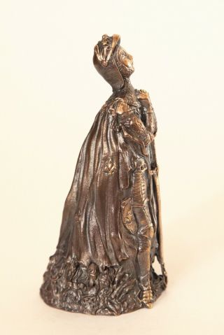 Bronze Lady Bell (not brass) / Art Work / Joan of Arc 2