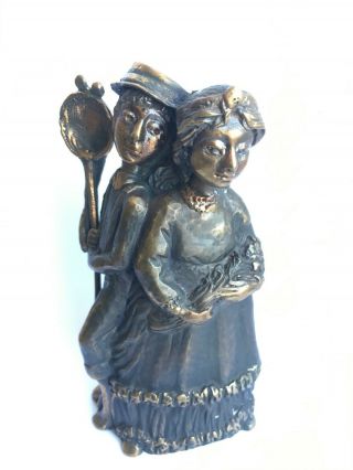 Bronze Lady Bell (not Brass) - First Love - Art Work
