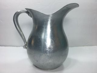 Vintage Aluminum Water Pitcher Wear - Ever 955 Made In Usa 8.  5 " Tall