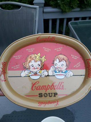 Vintage Campbell ' s soup Mugs,  Bowls,  tray,  dolly dingle cups,  spoon 2