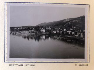 Real Photo Postcard RPPC Booklet Card Of Greece Lesvos Mytilene ΛΕΣΒΟΣ ΜΥΤΙΛΗΝΗ 2