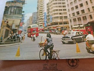 Vintage Postcard Hong Kong Business Centre Nathan and Argyle Street Kowloon 2