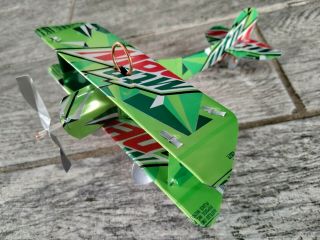 MOUNTAIN DEW Can Plane Airplane Made from REAL Aluminum cans 2