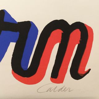 Alexander Calder McGovern serigraph signed & numbered 2