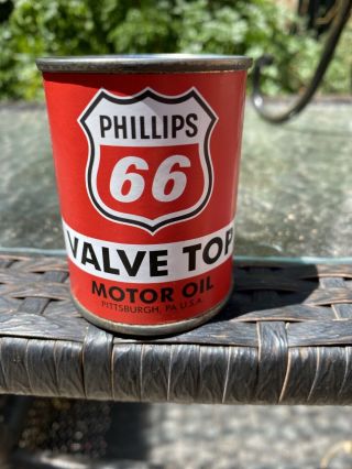 Vintage ‘’phillips 66  Motor Oil Can Salesman Samples 2.  75x2.  5 Inch