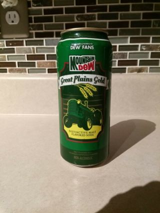 Mountain Dew Great Plains Gold 16 Oz.  Can - 2013 Promotion - Rare