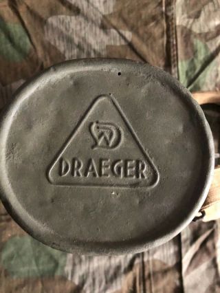 WW2 WWII GERMAN GAS CANISTER BOX CASE DRAEGER WEHRMACHT 3