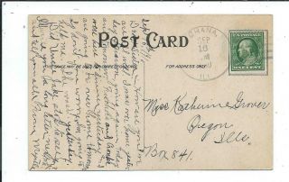 Postcard Post Card Byron Illinois Ill Il Depots 2