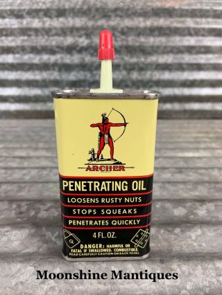 Vintage 1960’s Archer Penetrating Oil Can - Handy Oiler