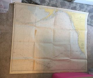 Nautical Chart: C&gs 9000 San Diego To Aleutian Islands To Hawaiian Arch 1969