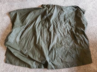 Ww2 1944 Dated Us Military Issue Poncho - Od Green