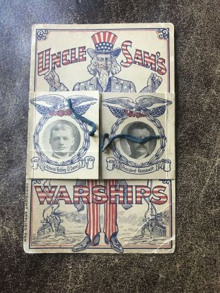 Fold Out Postcard Of Uncle Sam 