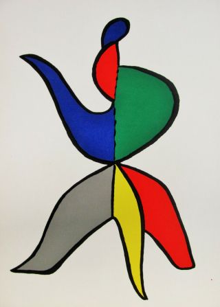 Alexander Calder - Ballernia - Lithograph - 1963 - In The Us