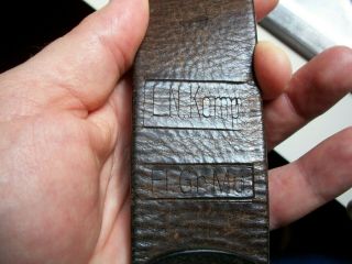 German Wwii Luftwaffe Marked Leather Belt.  Add German Buckle To Complete The Set