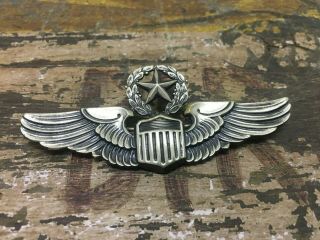 Usaaf Sterling Silver Command Pilot Wings