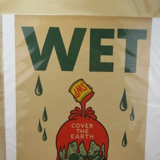 VINTAGE SHERWIN - WILLIAMS WET PAINT SIGN - 11 