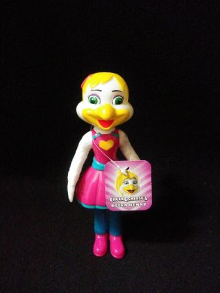 With Tags Chuck E.  Cheese’s Helen Henny Action 7 " Posable Figure