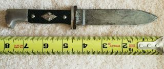 Post Ww2 German Boy Scout Knife Lily Of The Pfadfinder Inlay