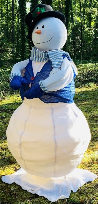 Life Size 5ft 6 " Animated Singing Snowman Christmas Decor By Pan Asian Creations