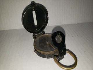 Antique Wwii W & L.  E.  Gurley Compass
