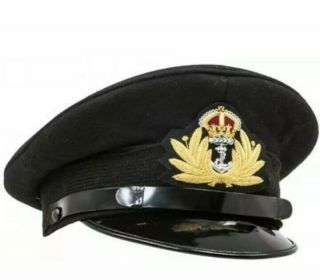 Ww2 British Royal Navy Officers Peaked Cap