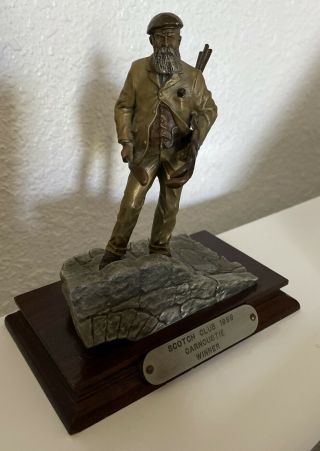 Vintage Keeper Of The Greens Pewter Golf Trophy Michael F Roche.  Scotch