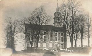 Womelsdore Pa Zions Church 1907 Pa Zions Church 1907 Real Photo Postcard