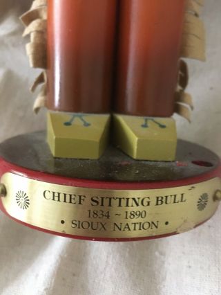 Steinbach Nutcracker - Chief Sitting Bull Chieftain Series Native American Indian 2