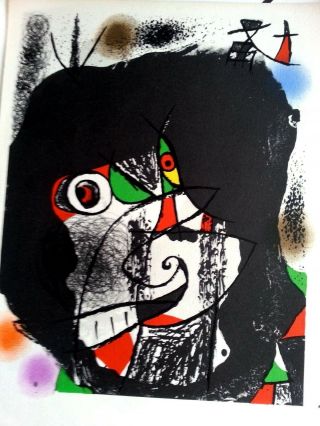 Joan Miro - Revolutions Sceniques 1 - Lithograph - 1975 - Xxe Siecle.  Surrealism