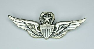 Vietnam War Era Us Army Master Pilot Aviator Wing 2 1/2 " Vanguard/coro Sterling