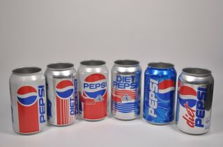2018 Pepsi cola cans set Retro style Michael Jackson Factory Test cans 2