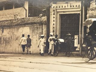 Old Early Chinese? Hong Kong? Street Photograph Not Postcard China 4