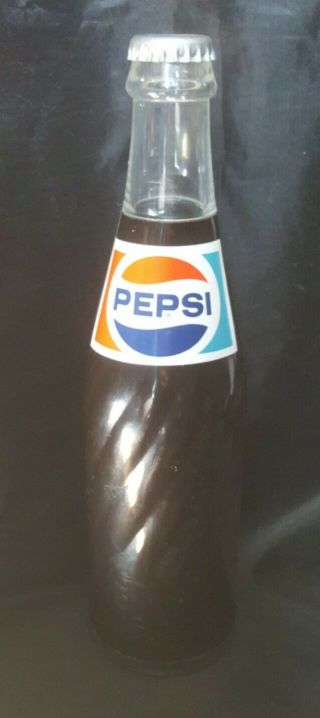 10 " Vintage Pepsi - Cola Bottle Radio Shack Great (ab2)