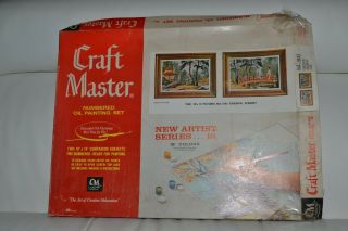 Craft Master Numbered Oil Painting Set 1963 Oriental Scenery 2