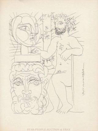 Pablo Picasso - Sculptor Very Rare Print Suite Vollard 1956