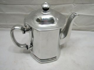 Vintage Wilton Handled Shiny Coffee Tea Pot Pitcher Tankard Teapot Colonial