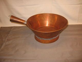 Vintage Copper Pot D.  Stailey Liverpool,  Pa 9 1/2 " Diameter