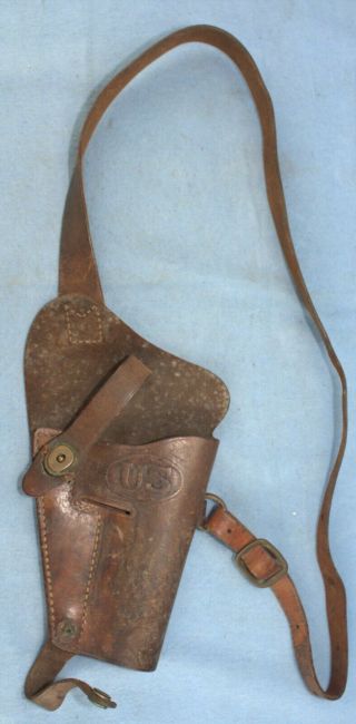 Ww2 Usmc Marked M - 5 Shoulder Holster Dated 1943 For The 1911a1 Boyt 43