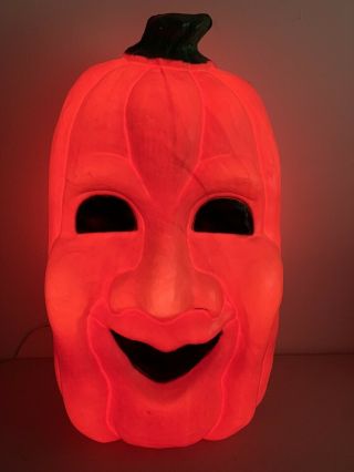 Vintage Halloween Pumpkin Blow Mold 27 " Jack O Lantern Character Mr Jolly