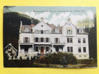 Cpa Postkarte Rothau Maison De Repos Allemands Genesungsheim Des Xv.  Armeekorps